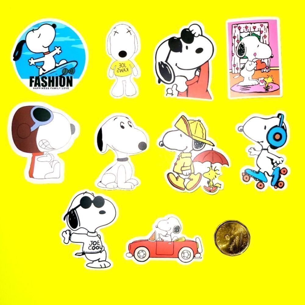 3/$20βBrand New 10x Snoopy Waterproof Stickersβ#8
